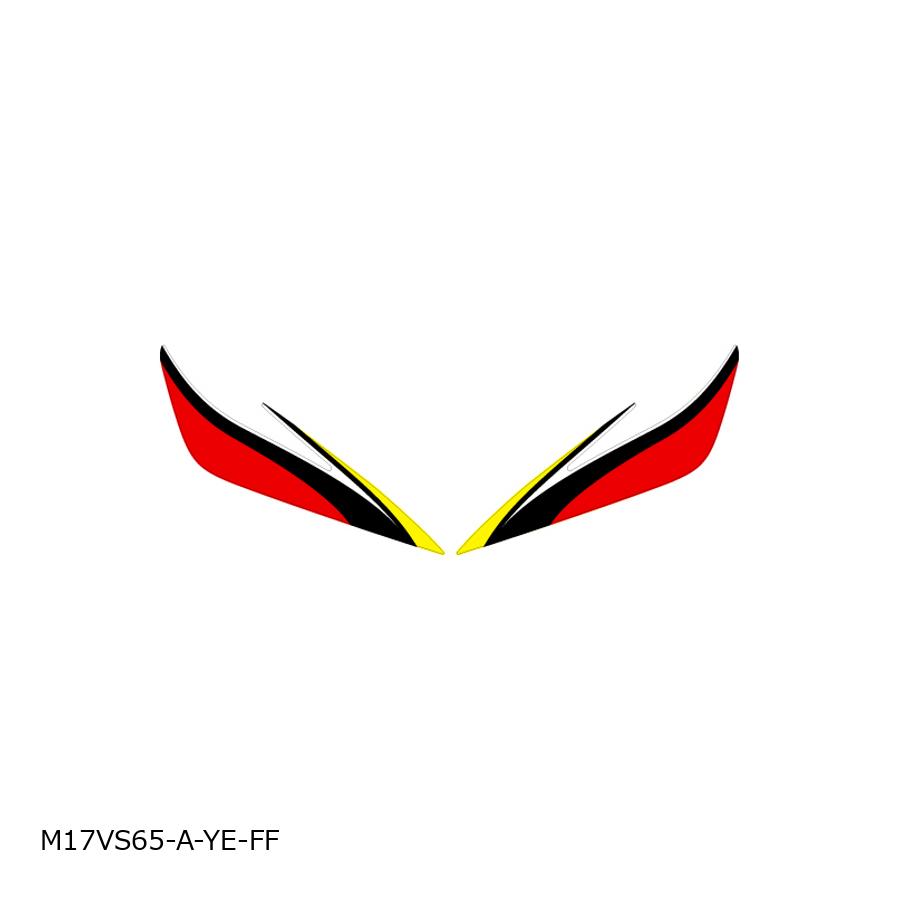 MDF (エムディーエフ) グラフィックキット フロントフェンダー アタッカー イエロー V-Strom650 17- M17VS65-A-YE-FF