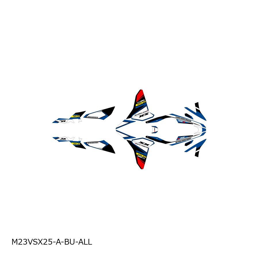 MDF (エムディーエフ) グラフィックキット コンプリートセット アタッカー BLU V-Strom250SX 23 M23VSX25-A-BU-ALL