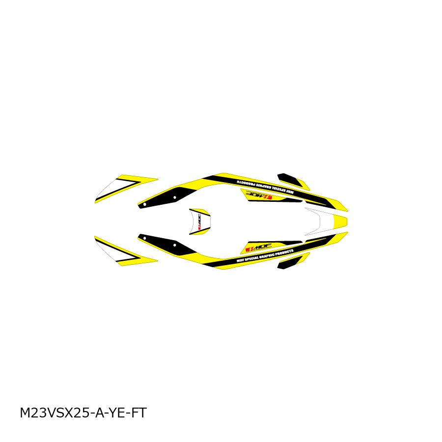 MDF (エムディーエフ) グラフィックキット フロントトップ アタッカー YEL V-Strom250SX 23 M23VSX25-A-YE-FT