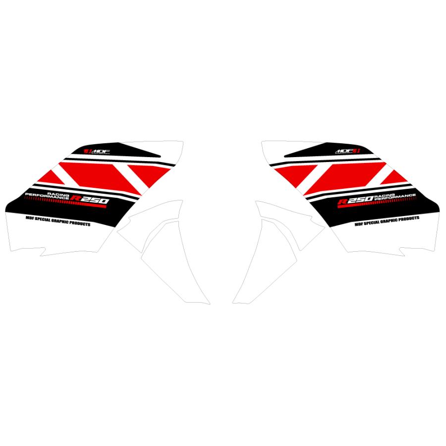 Rakuten - MDF (エムディーエフ) ストロボフロントサイドレッド YZF-R25 M25R25-D-RD-FS