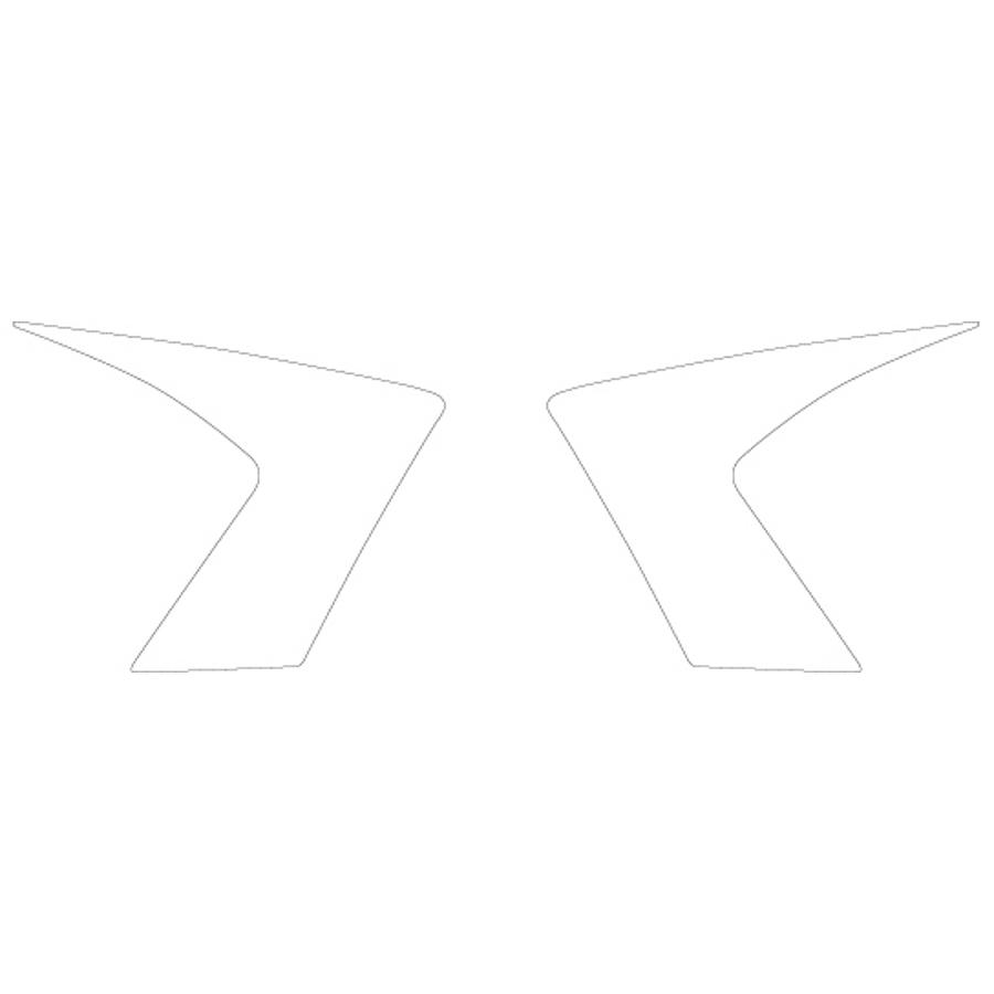 MDF (エムディーエフ) アタッカー Fフェンダー レッド MONSTER696/796/1100/1100s/1100evo MD110-A-RD-FF