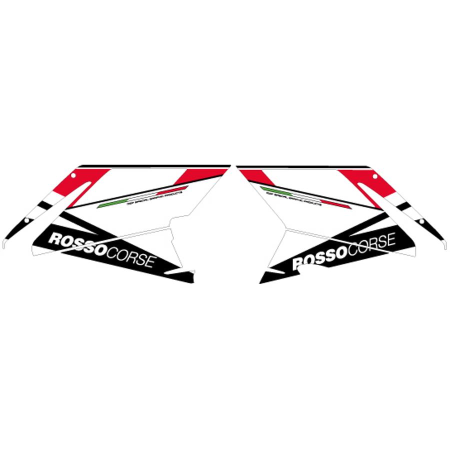 MDF (エムディーエフ) アタッカー フロントサイド レッド 749S/999S 03-04 MD999-A-RD-FS