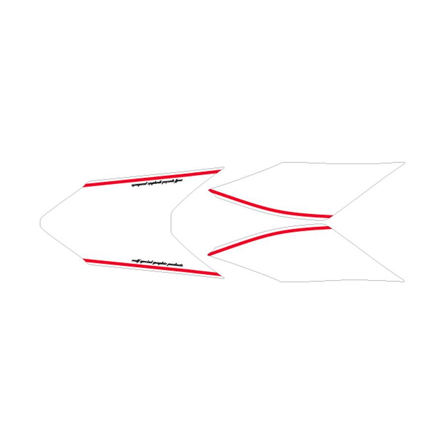 MDF (エムディーエフ) アタッカー Rフェンダー ホワイト 1199/899 全年式 MDUC03-A-WH-RF