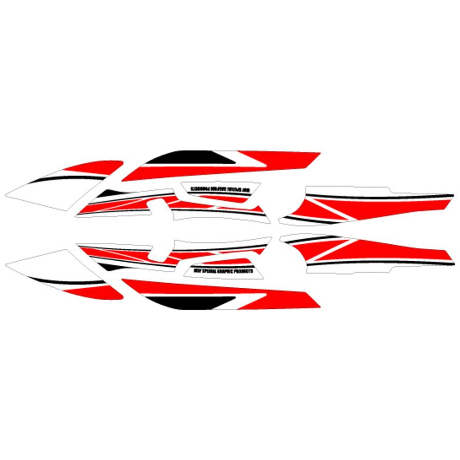 MDF (エムディーエフ) グラフィック ストロボサイドカバーRD TMAX530 15- MTMX53-D-RD-SC