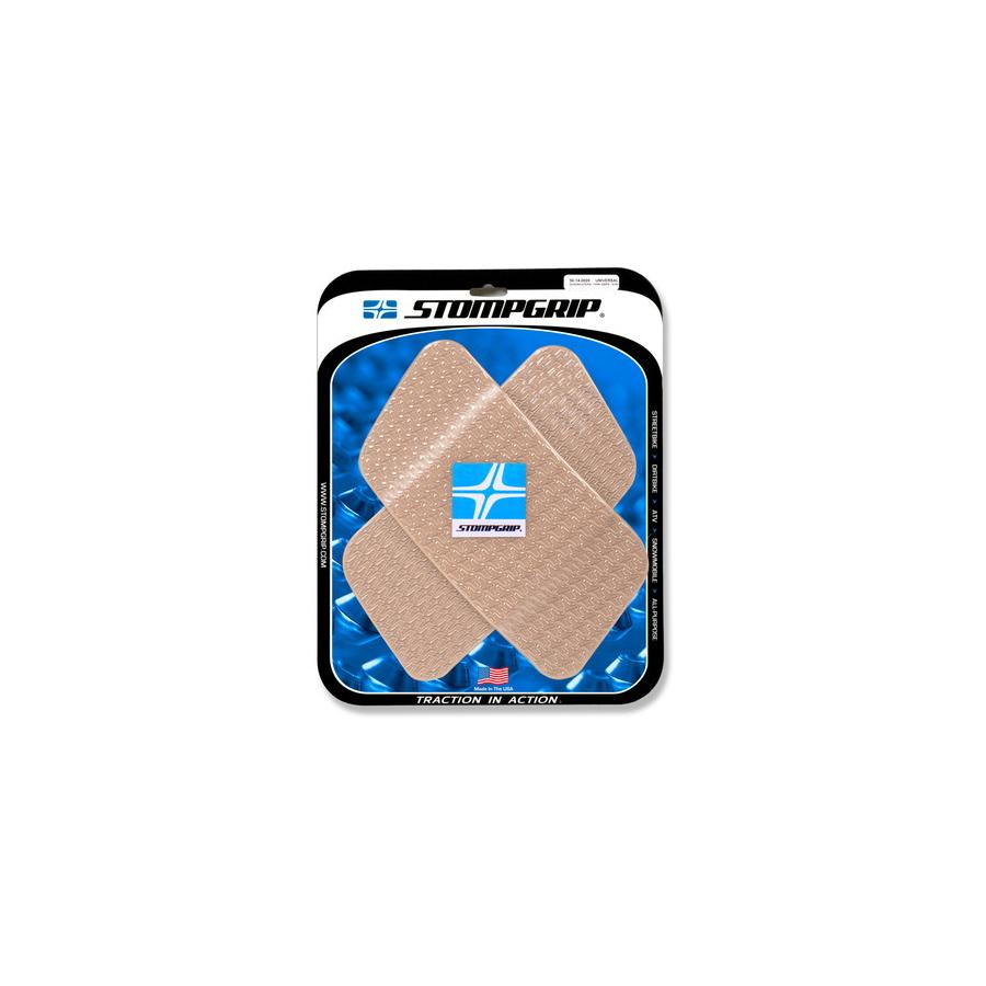 STOMPGRIP (ストンプグリップ) トラクションパッドタンクキット クリア ICON 汎用 四辺形(12.7x27.3)x2 50-14-0005C