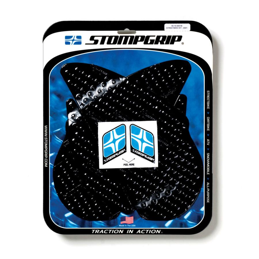 STOMPGRIP (ストンプグリップ) トラクションパッドタンクキット ブラック VOLCANO YZF-R1 55-10-0001B