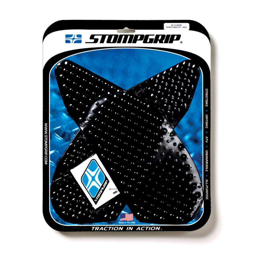 STOMPGRIP (ストンプグリップ) トラクションパッドタンクキット ブラック VOLCANO YZF-R1 04-06 55-10-0002B