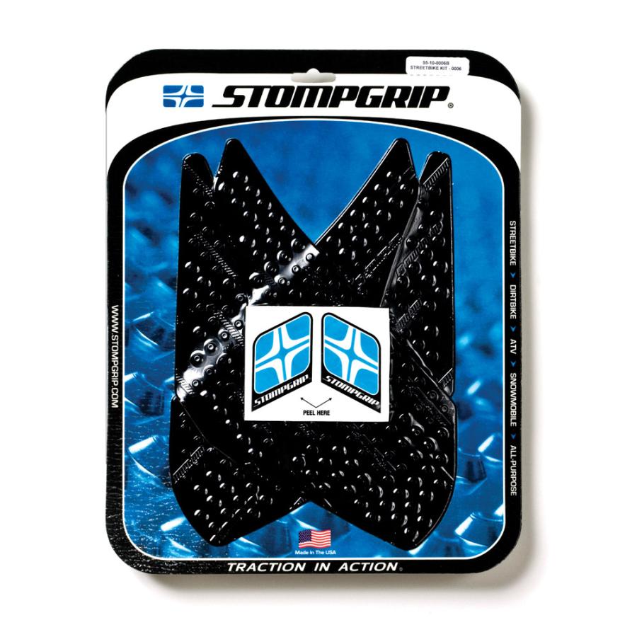 STOMPGRIP (ストンプグリップ) トラクションパッドタンクキット ブラック VOLCANO YZF-R1 55-10-0006B