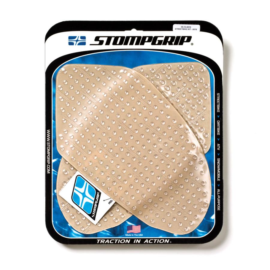 STOMPGRIP (ストンプグリップ) トラクションパッドタンクキット クリア VOLCANO CBR600F4i VFR 02-13 55-10-0019C