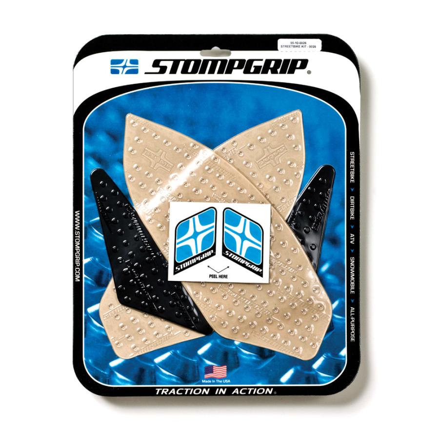 STOMPGRIP (ストンプグリップ) トラクションパッドタンクキットハイブリッド VOLCANO CBR500R/400R CB500F/400F 55-10-0026H