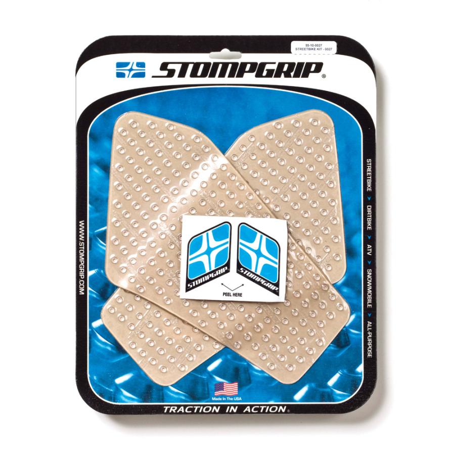STOMPGRIP (ストンプグリップ) トラクションパッドタンクキット クリア VOLCANO ゴールドWING 55-10-0027C