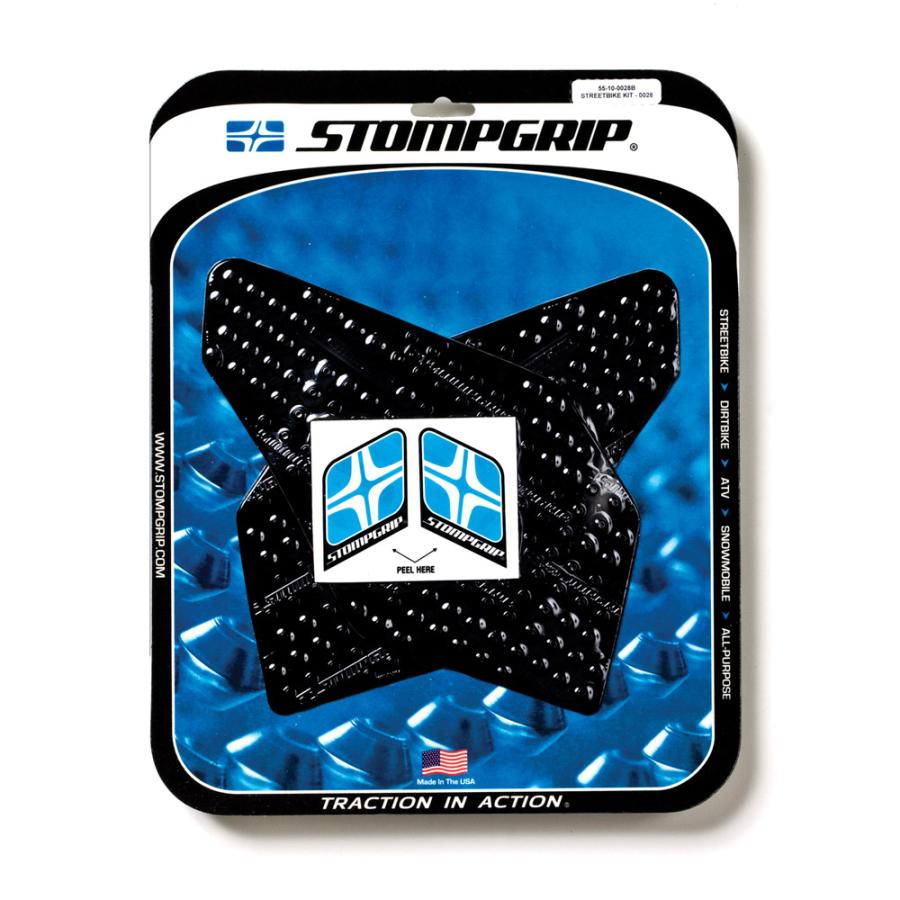 STOMPGRIP (ストンプグリップ) トラクションパッドタンクキット ブラック VOLCANO ゴールドWING 55-10-0028B