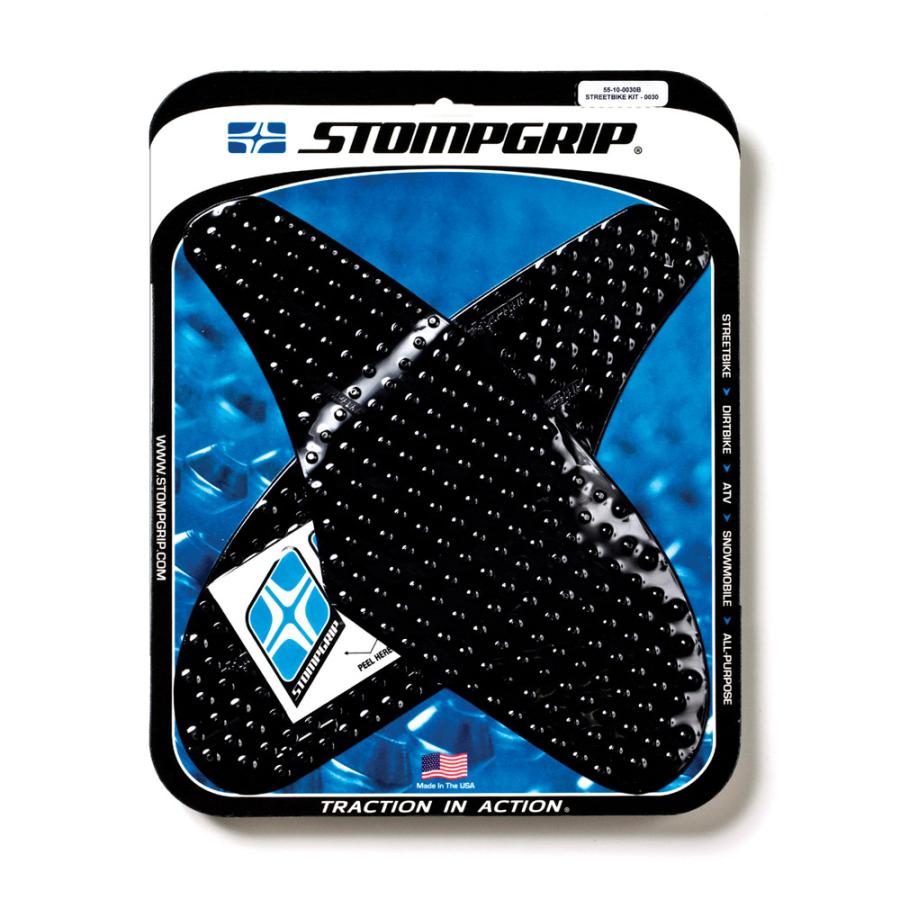 STOMPGRIP (ストンプグリップ) トラクションパッドタンクキット ブラック VOLCANO ZX-10R 55-10-0030B