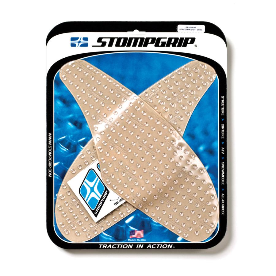 STOMPGRIP (ストンプグリップ) トラクションパッドタンクキット クリア VOLCANO ZX-10R 55-10-0030C