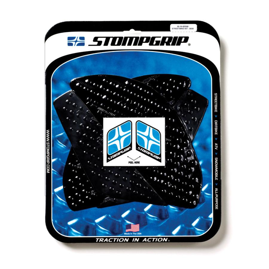 STOMPGRIP (ストンプグリップ) トラクションパッドタンクキット ブラック VOLCANO NINJA650R ER6f/6n 07-11 55-10-0035B