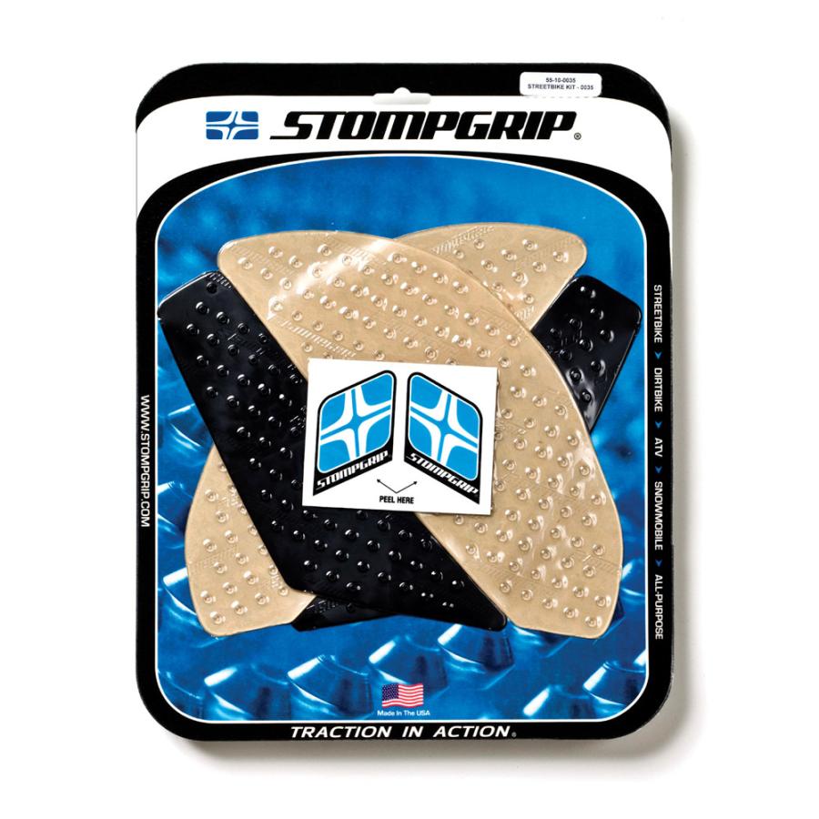 STOMPGRIP (ストンプグリップ) トラクションパッドタンクキットハイブリッド VOLCANO NINJA650R ER6f/6n 07-11 55-10-0035H