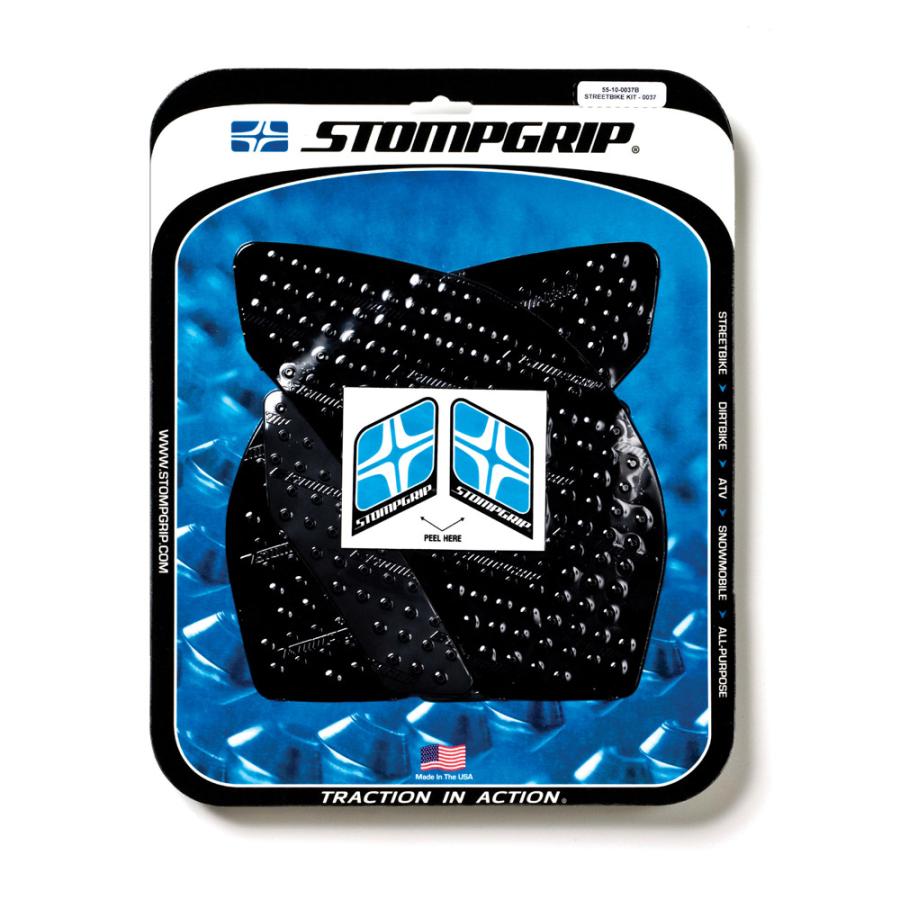 STOMPGRIP (ストンプグリップ) トラクションパッドタンクキット ブラック VOLCANO ZX6R 55-10-0037B