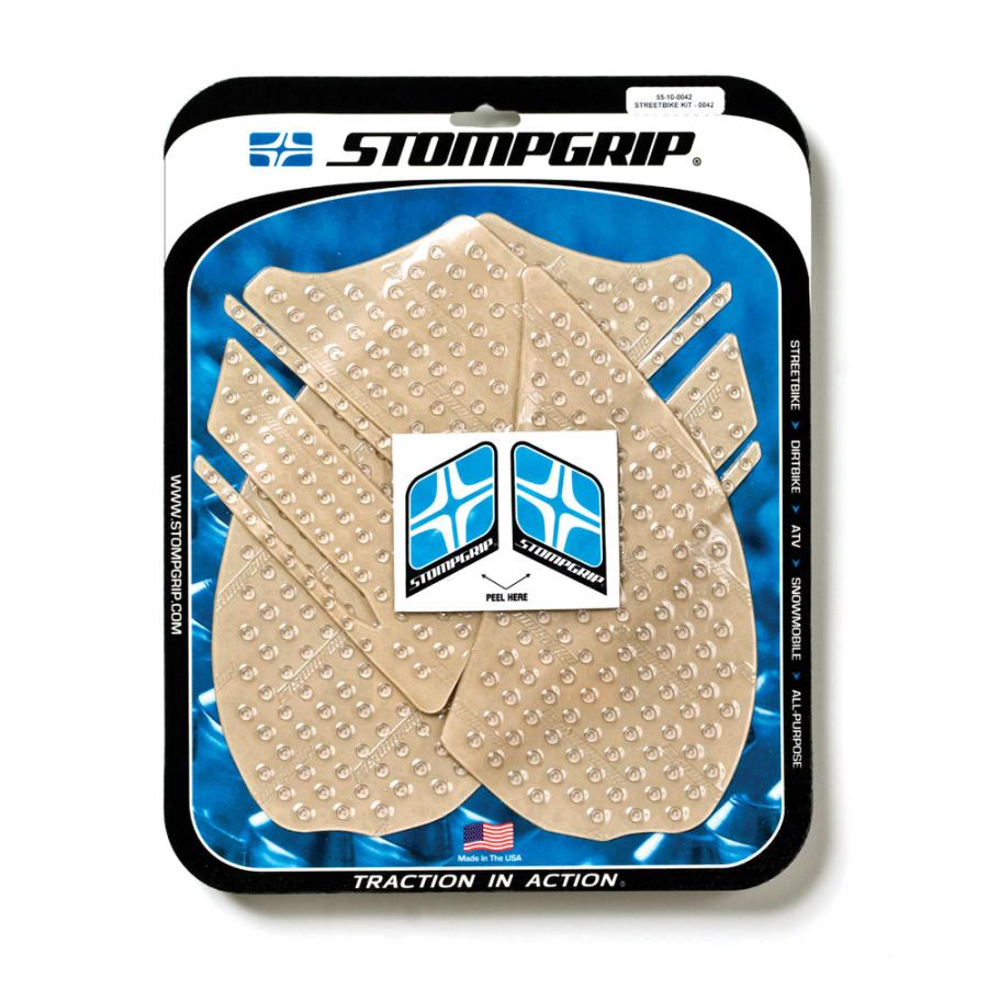 STOMPGRIP (ストンプグリップ) トラクションパッドタンクキット クリア VOLCANO ZX14 55-10-0042C