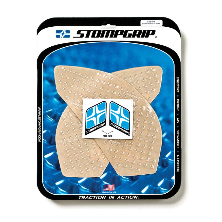 STOMPGRIP (ストンプグリップ) トラクションパッドタンクキット クリア VOLCANO Ninja650/400 55-10-0044C