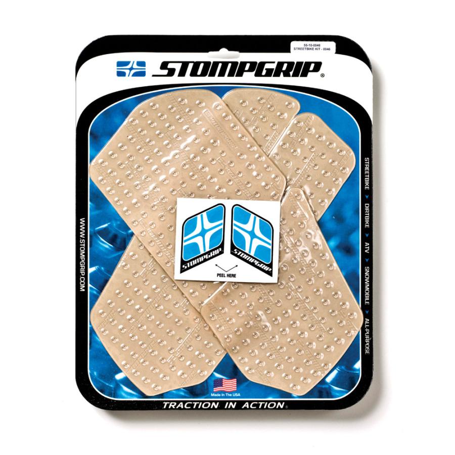 STOMPGRIP (ストンプグリップ) トラクションパッドタンクキット クリア VOLCANO 1400GTR/CONCOURSE14 10-20 55-10-0046C