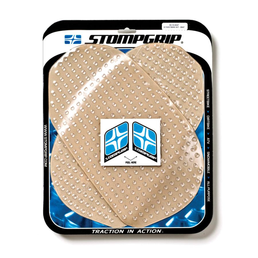 STOMPGRIP (ストンプグリップ) トラクションパッドタンクキット クリア VOLCANO GSXR600/750 55-10-0047C