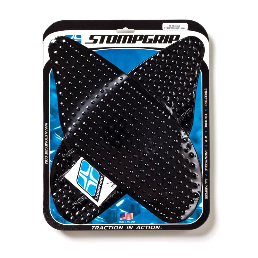 STOMPGRIP (ストンプグリップ) トラクションパッドタンクキット ブラック VOLCANO GSXR600/750 04-05 55-10-0048B