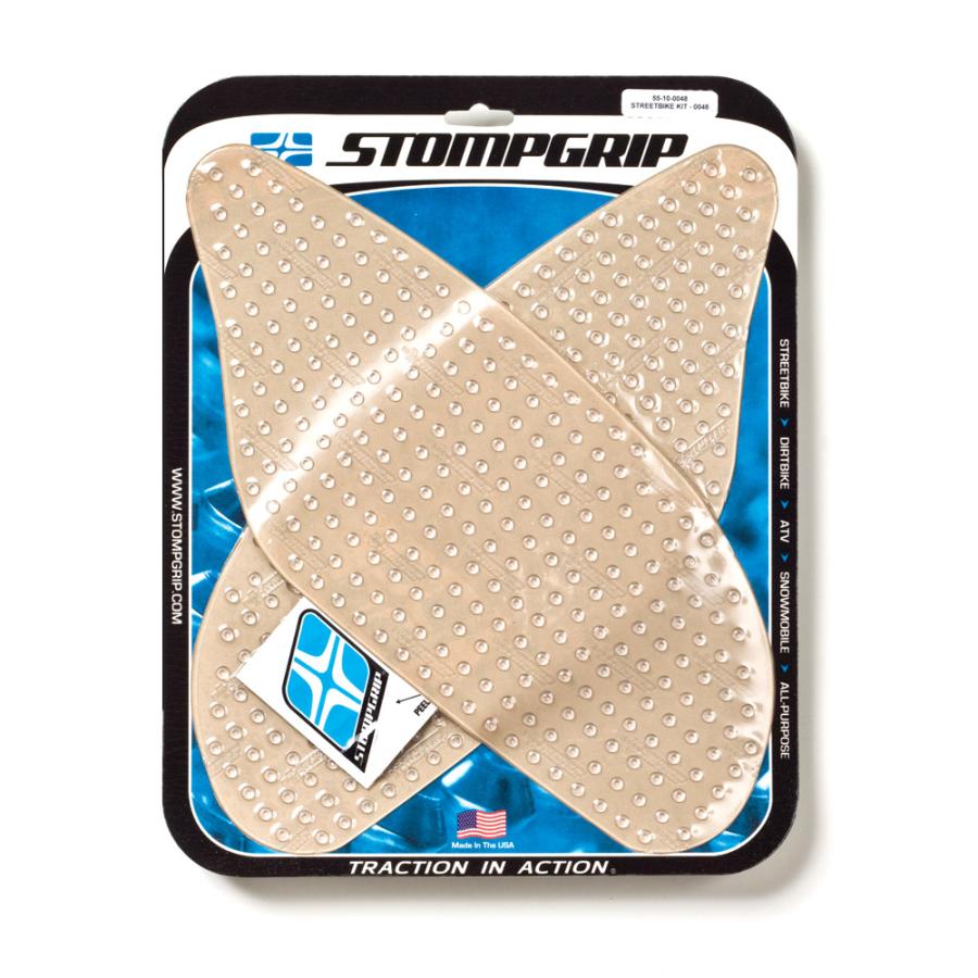 STOMPGRIP (ストンプグリップ) トラクションパッドタンクキット クリア VOLCANO GSXR600/750 04-05 55-10-0048C