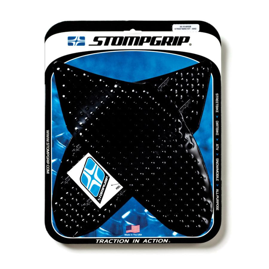 STOMPGRIP (ストンプグリップ) トラクションパッドタンクキット ブラック VOLCANO GSXR600/750 55-10-0052B