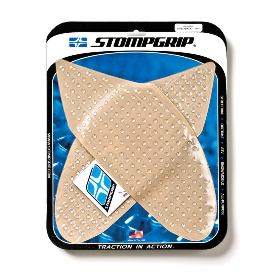 STOMPGRIP (ストンプグリップ) トラクションパッドタンクキット クリア VOLCANO GSXR600/750 55-10-0052C