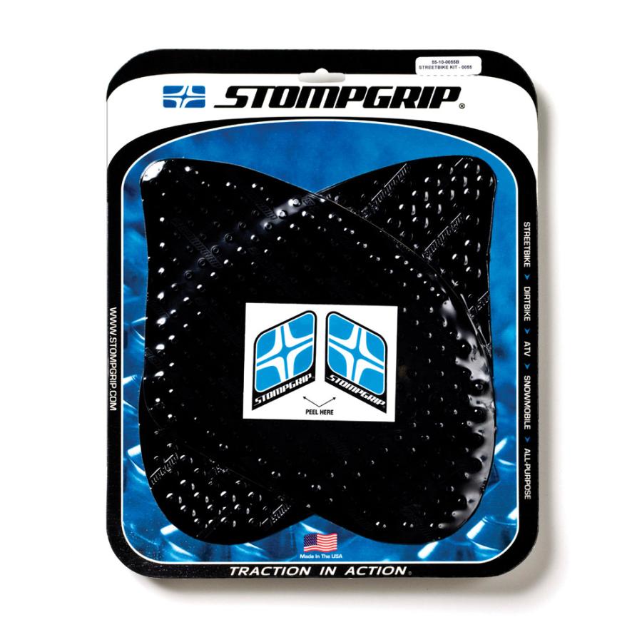 STOMPGRIP (ストンプグリップ) トラクションパッドタンクキット ブラック VOLCANO GSXR1300HAYABUSA 99-18 55-10-0055B
