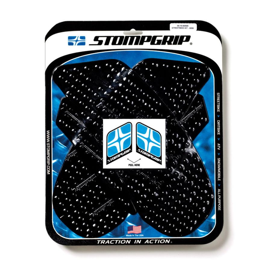 STOMPGRIP (ストンプグリップ) トラクションパッドタンクキット ブラック VOLCANO GSXR1000 09-16 55-10-0056B