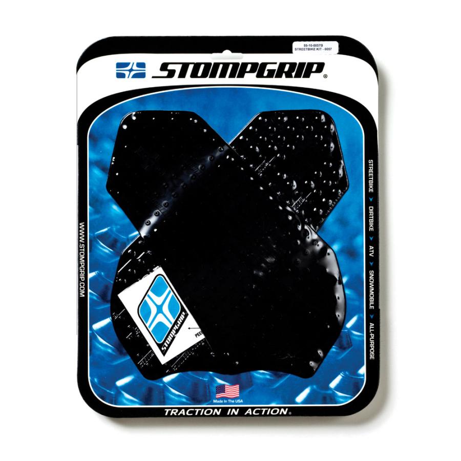 STOMPGRIP (ストンプグリップ) トラクションパッドタンクキット ブラック VOLCANO GSXR600/750 55-10-0057B