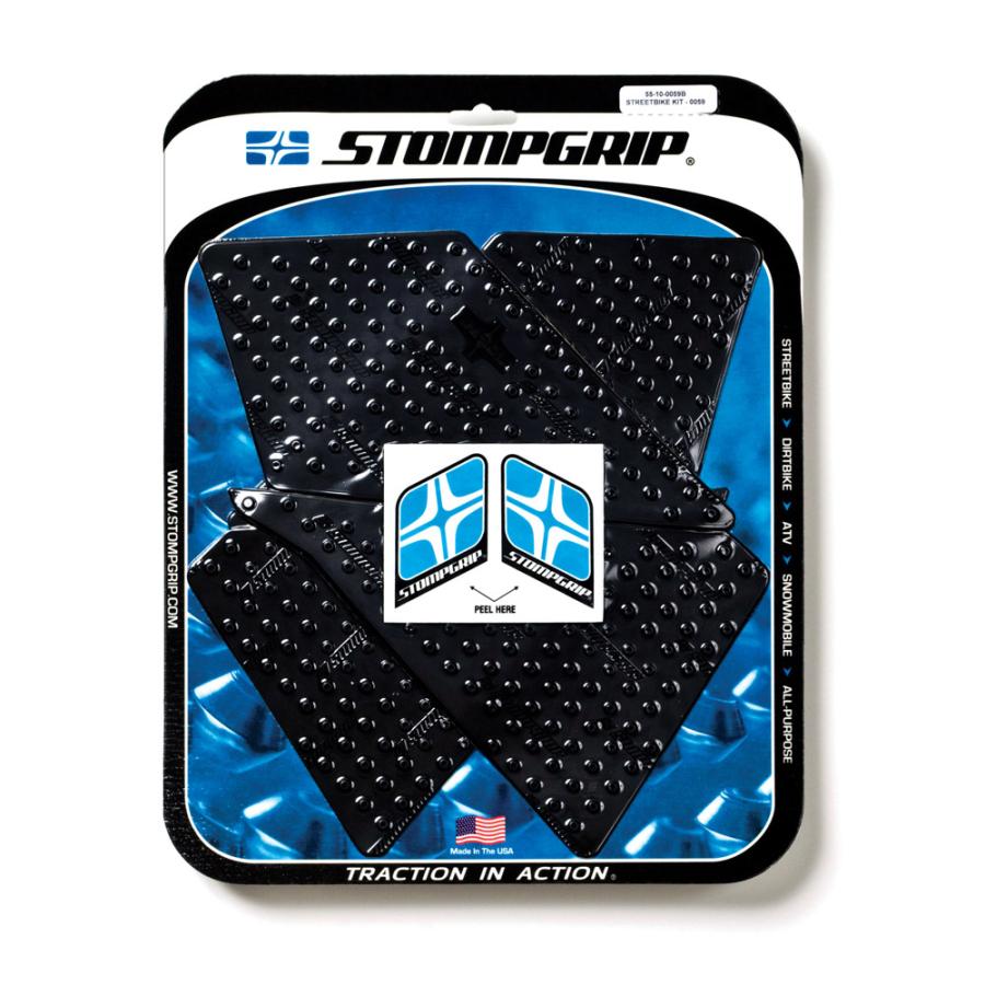 STOMPGRIP (ストンプグリップ) トラクションパッドタンクキット ブラック VOLCANO SUPERDUKE990 07-13 55-10-0059B