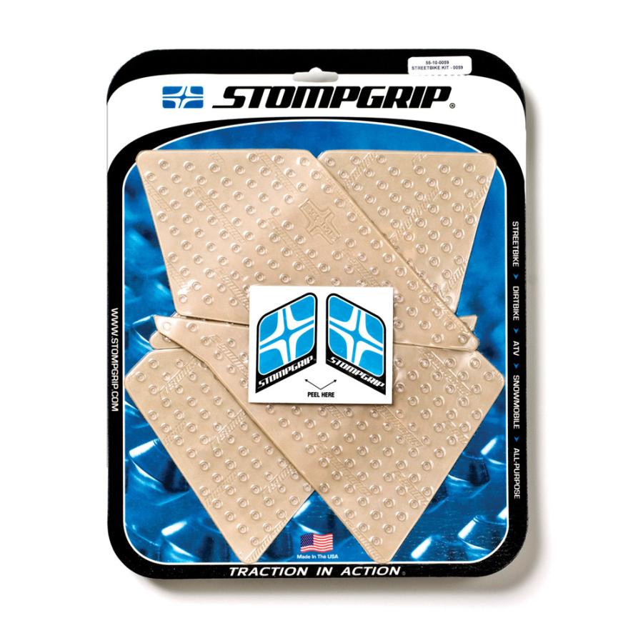 STOMPGRIP (ストンプグリップ) トラクションパッドタンクキット クリア VOLCANO SUPERDUKE990 07-13 55-10-0059C