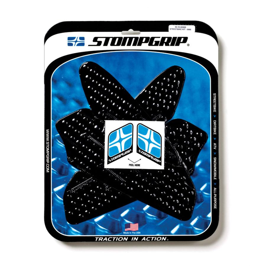 STOMPGRIP (ストンプグリップ) トラクションパッドタンクキット ブラック VOLCANO MONSTER 00-08 55-10-0066B