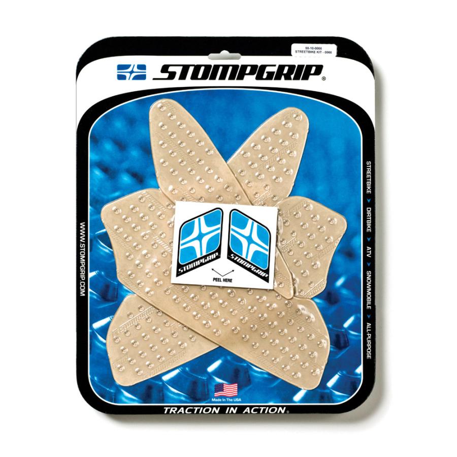 STOMPGRIP (ストンプグリップ) トラクションパッドタンクキット クリア VOLCANO MONSTER 00-08 55-10-0066C