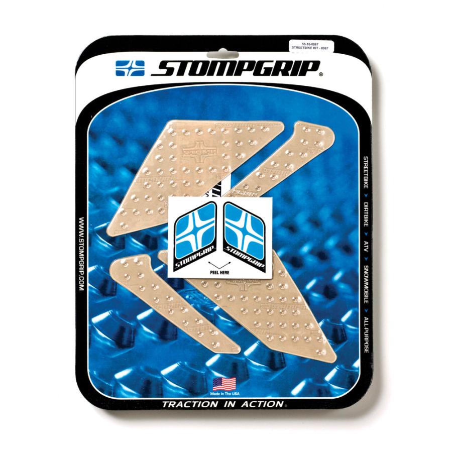 STOMPGRIP (ストンプグリップ) トラクションパッドタンクキット クリア VOLCANO HYPERMOTARD 55-10-0067C