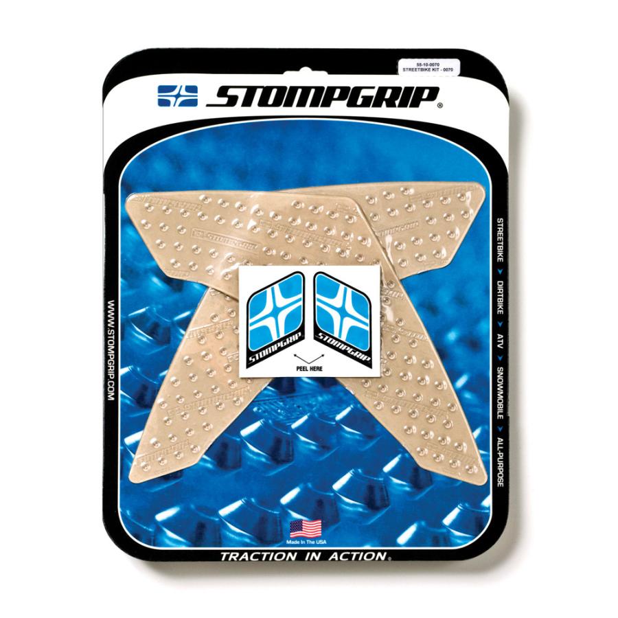 STOMPGRIP (ストンプグリップ) トラクションパッドタンクキット クリア VOLCANO MULTISTRADA 10-14 55-10-0070C