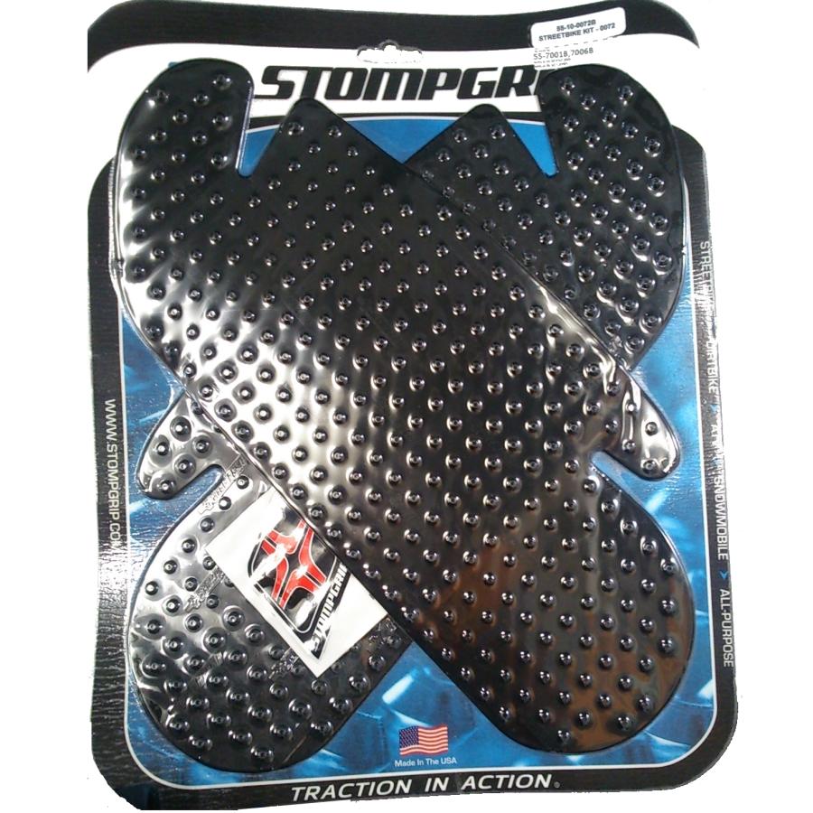 STOMPGRIP (ストンプグリップ) トラクションパッドタンクキット ブラック VOLCANO RSV1000R 04-09 TUONO 06-10 55-10-0072B