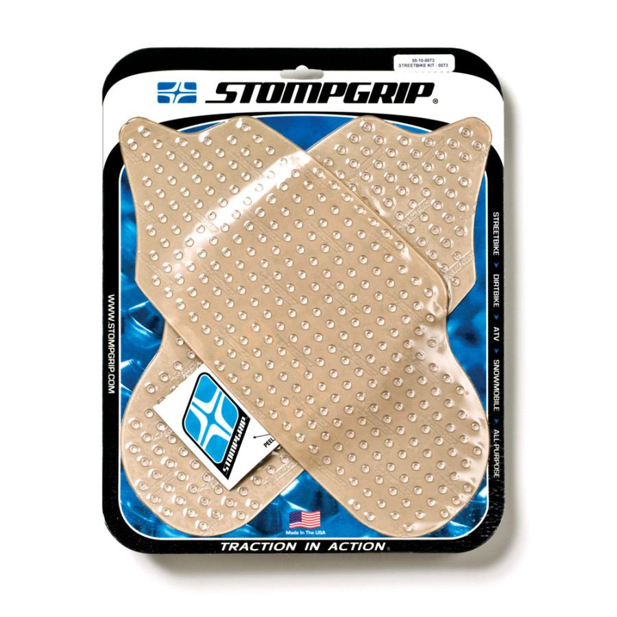 STOMPGRIP (ストンプグリップ) トラクションパッドタンクキット クリア VOLCANO RSV1000R 99-03/TUONO 02-05 55-10-0073C
