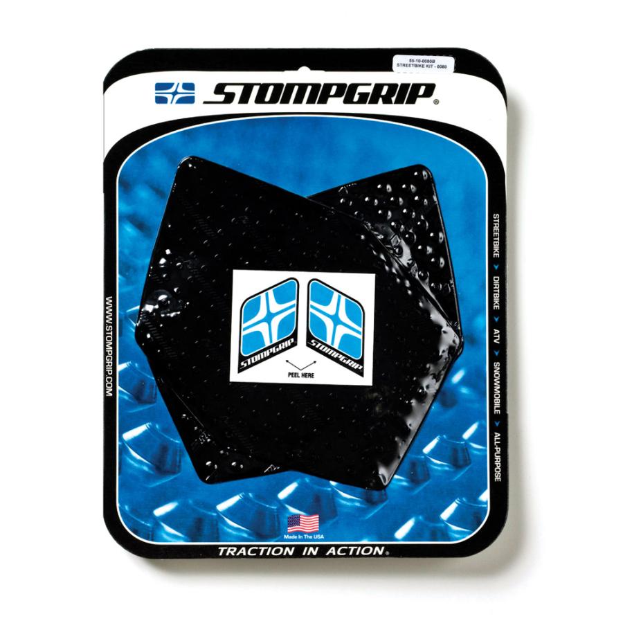 STOMPGRIP (ストンプグリップ) トラクションパッドタンクキット ブラック VOLCANO K1200R 06-08 K1300R 09-13 55-10-0080B