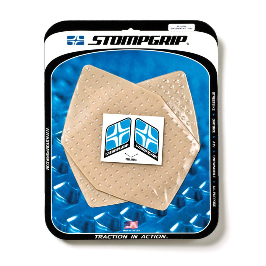 STOMPGRIP (ストンプグリップ) トラクションパッドタンクキット クリア VOLCANO K1200R 06-08 K1300R 09-13 55-10-0080C