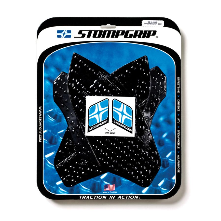 STOMPGRIP (ストンプグリップ) トラクションパッドタンクキット ブラック VOLCANO S1000RR 09-14/HP4 13-14 55-10-0082B