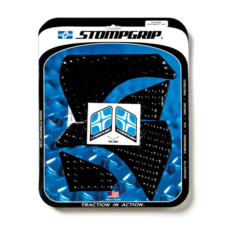 STOMPGRIP (ストンプグリップ) トラクションパッドタンクキット ブラック VOLCANO F800GS 09-12 55-10-0083B