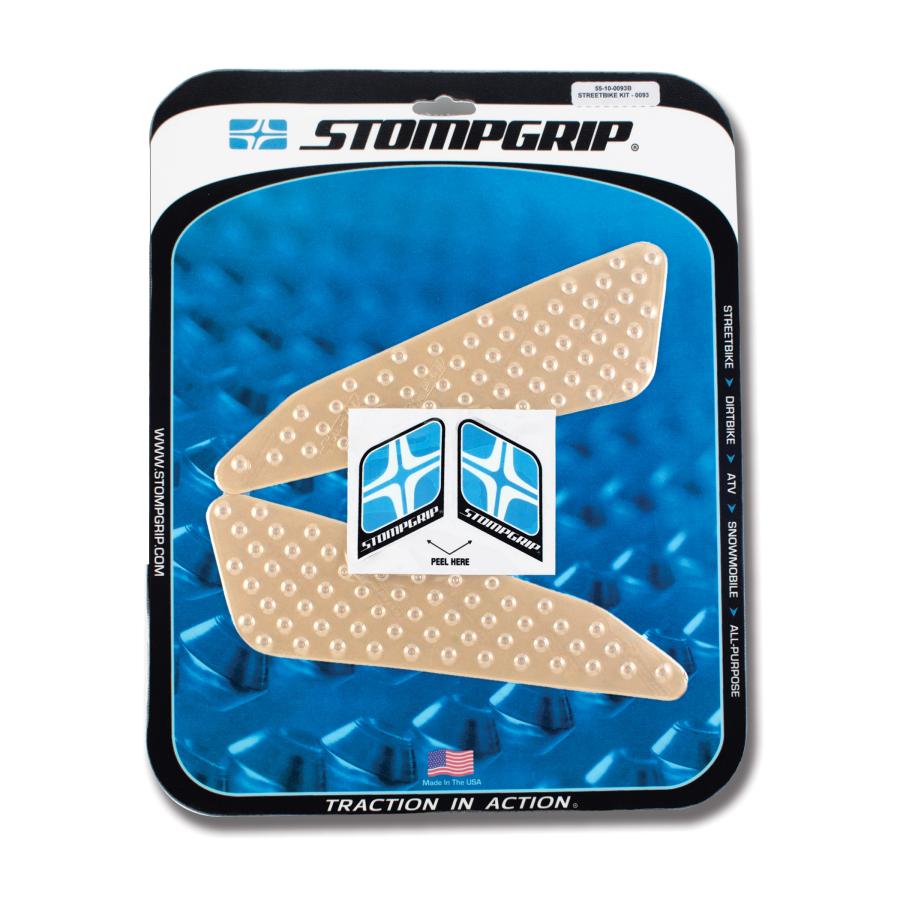 STOMPGRIP (ストンプグリップ) トラクションパッドタンクキット クリア VOLCANO F650GS G650GS 55-10-0093C