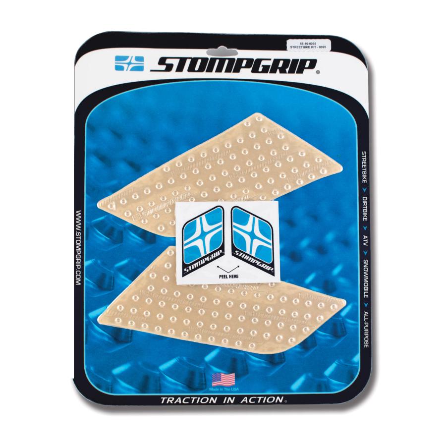 STOMPGRIP (ストンプグリップ) トラクションパッドタンクキット クリア VOLCANO SFV650GRADIUS/GRADIUS400 55-10-0095C
