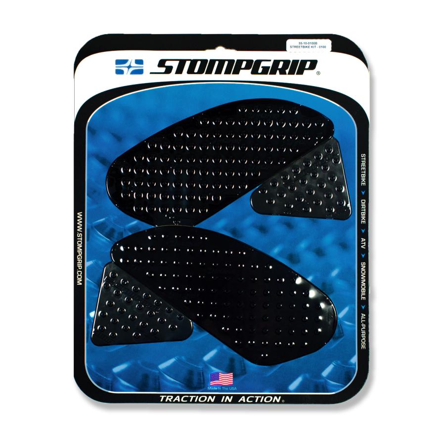 STOMPGRIP (ストンプグリップ) トラクションパッドタンクキット ブラック VOLCANO CBR250R/300R 55-10-0100B