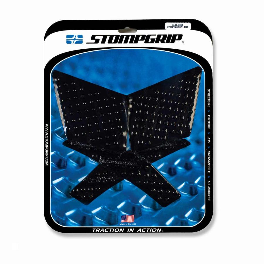 STOMPGRIP (ストンプグリップ) トラクションパッドタンクキット ブラック VOLCANO VERSYS650 55-10-0109B