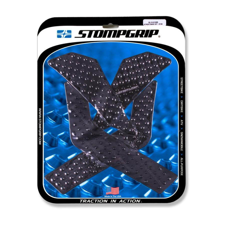 STOMPGRIP (ストンプグリップ) トラクションパッドタンクキット ブラック VOLCANO XT250/250SEROW 55-10-0126B