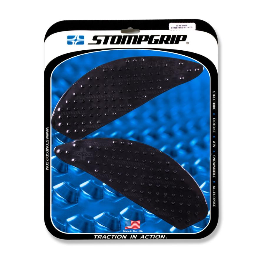 STOMPGRIP (ストンプグリップ) トラクションパッドタンクキット ブラック VOLCANO AFRICATWIN 55-10-0132B